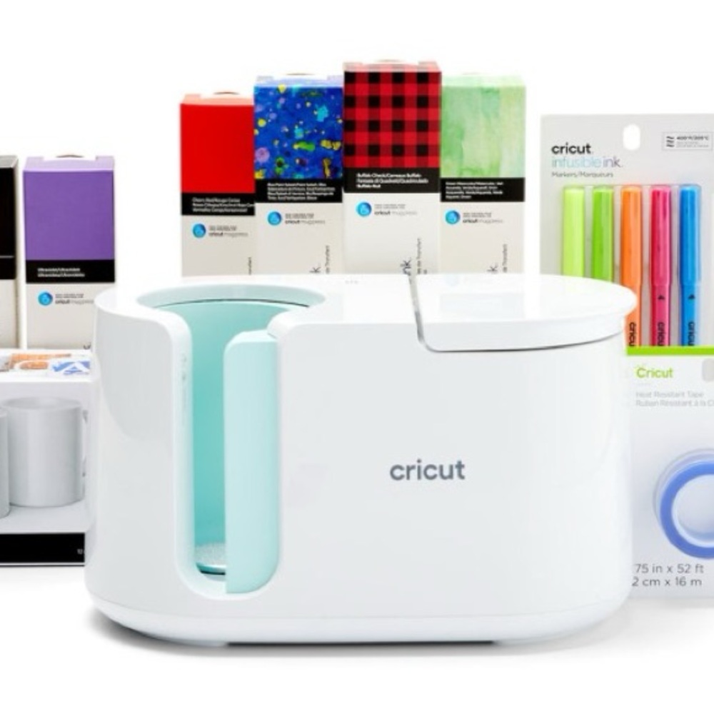 Cricut Mug Press with Colorful Infusible Ink Set